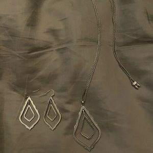 Kendra Scott Simon pendant necklace and earrings